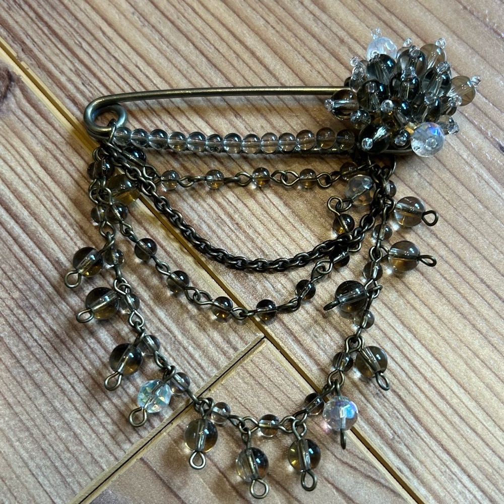 Vintage handmade kilt pin brooch
